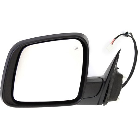 Mirror Compatible With 2011-2017 Jeep Grand Cherokee Left Driver Side Heated In-housing Signal Light Paintable Kool-Vue