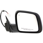 Mirror Compatible With 2011-2017 Jeep Grand Cherokee Right Passenger Side Heated In-housing Signal Light Paintable Kool-Vue