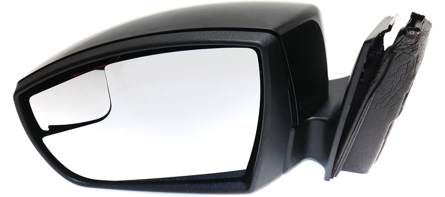 Mirror Compatible With 2012-2014 Ford Focus Left Driver Side w/ Blind Spot Corner Glass In-housing Signal Light Paintable Kool-Vue