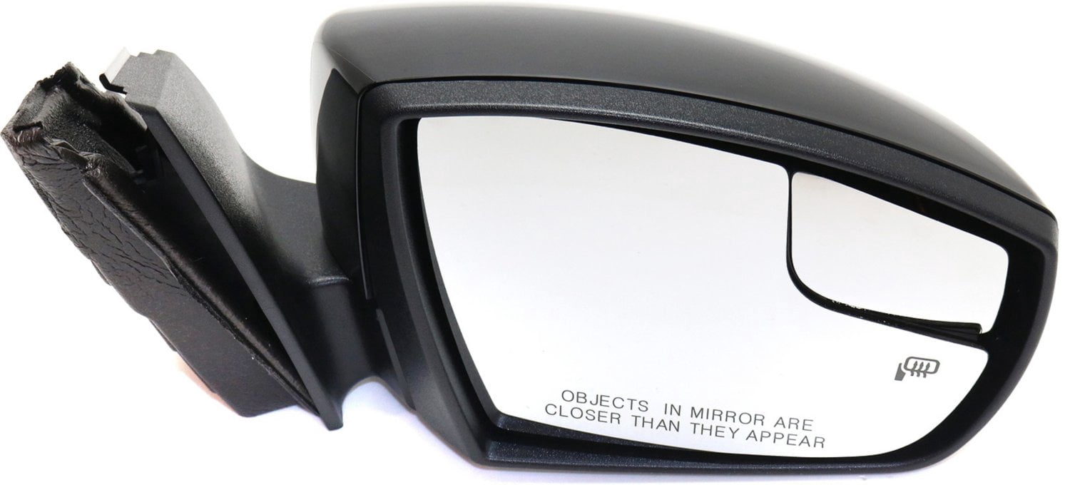 Mirror Compatible With 2012-2014 Ford Focus Right Passenger Side Heated w/ Blind Spot Detection in Glass In-housing Signal Light Paintable Kool-Vue