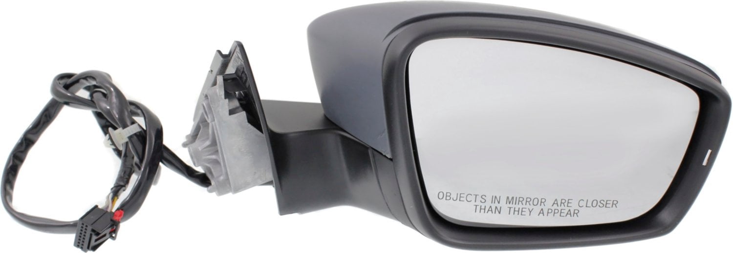 Mirror Compatible With 2012-2015 Volkswagen Passat Right Passenger Side Heated In-housing Signal Light Paintable Kool-Vue