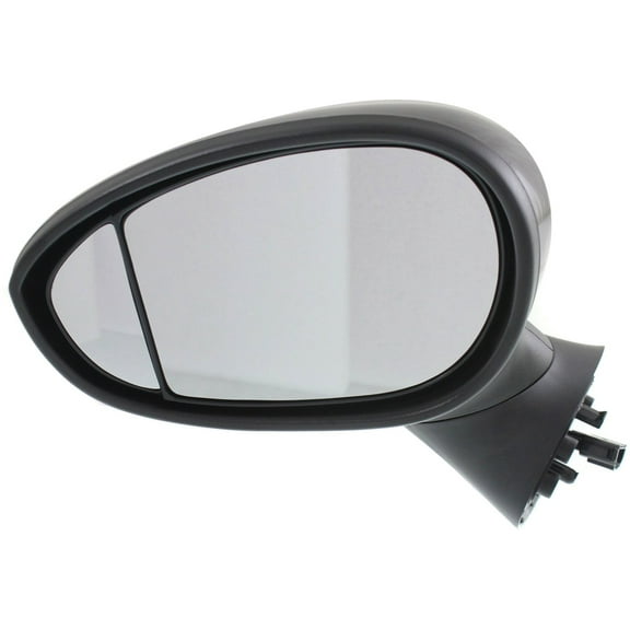 Mirror Compatible With 2012-2018 Fiat 500 Left Driver Side Heated w/ Blind Spot Corner Glass Paintable Kool-Vue