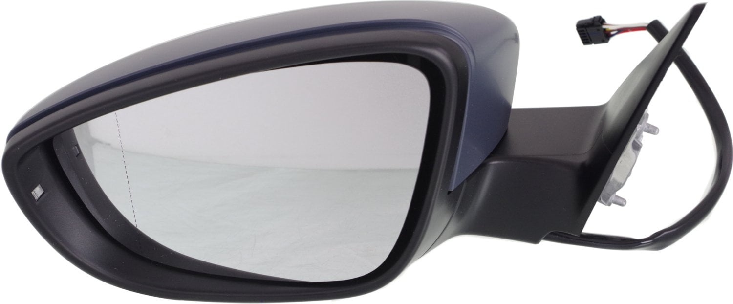 Mirror Compatible With 2012-2018 Volkswagen Beetle Left Driver Side Heated In-housing Signal Light Paintable Kool-Vue