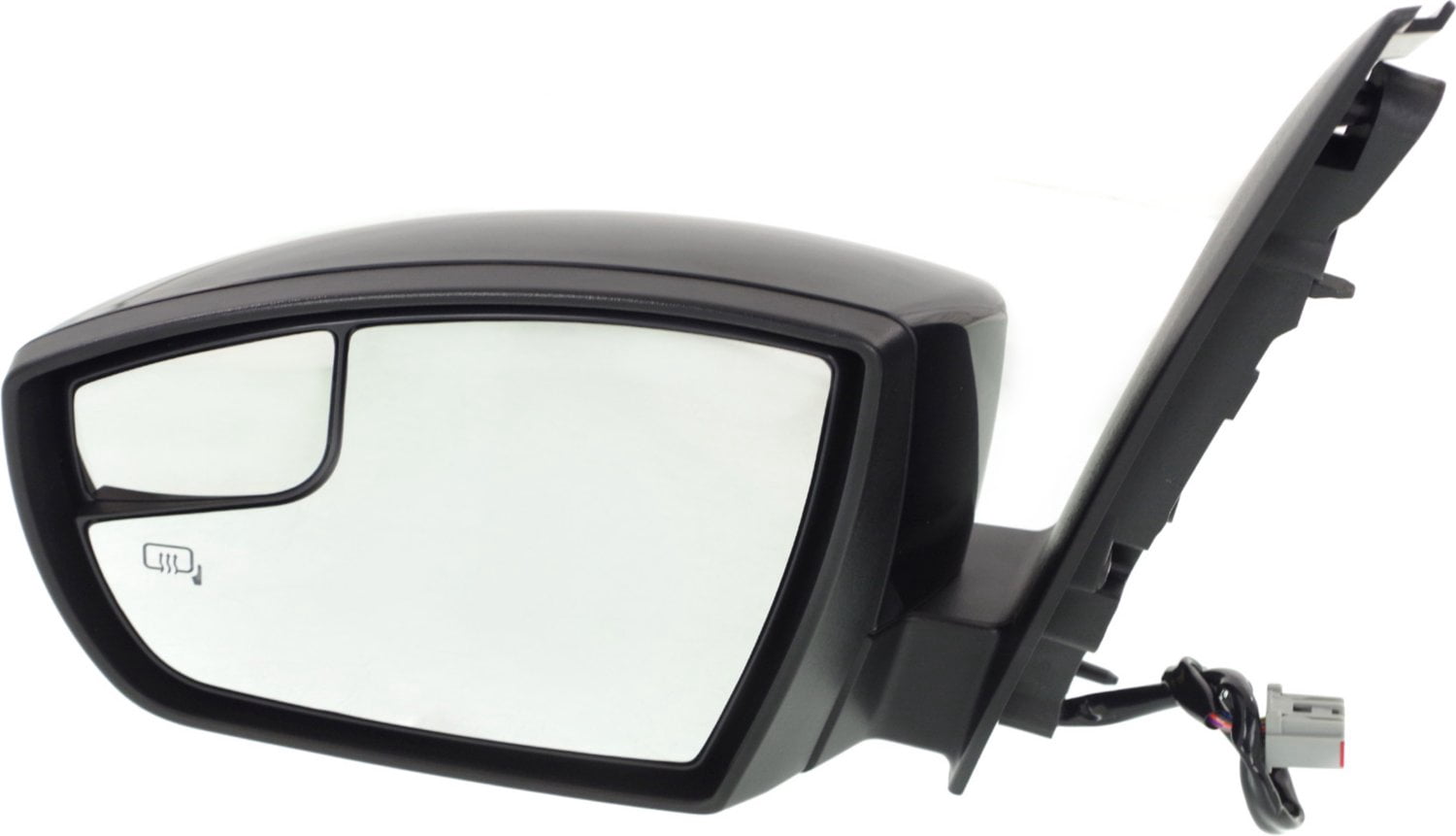 Mirror Compatible With 2013-2017 Ford C-Max Left Driver Side Heated w/ Blind Spot Corner Glass In-housing Signal Light Paintable Kool-Vue