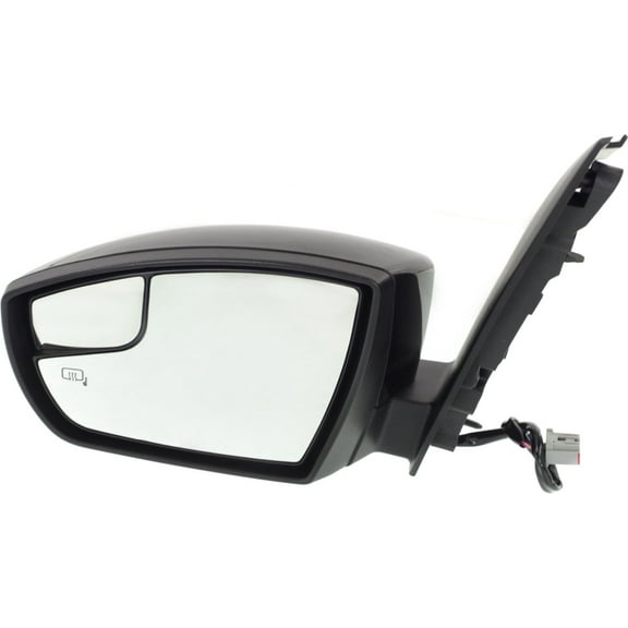 Mirror Compatible With 2013-2017 Ford C-Max Left Driver Side Heated w/ Blind Spot Corner Glass In-housing Signal Light Paintable Kool-Vue