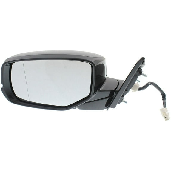 Mirror Compatible With 2013-2017 Honda Accord Left Driver Side Heated In-Housing Signal Light Paintable Kool-Vue