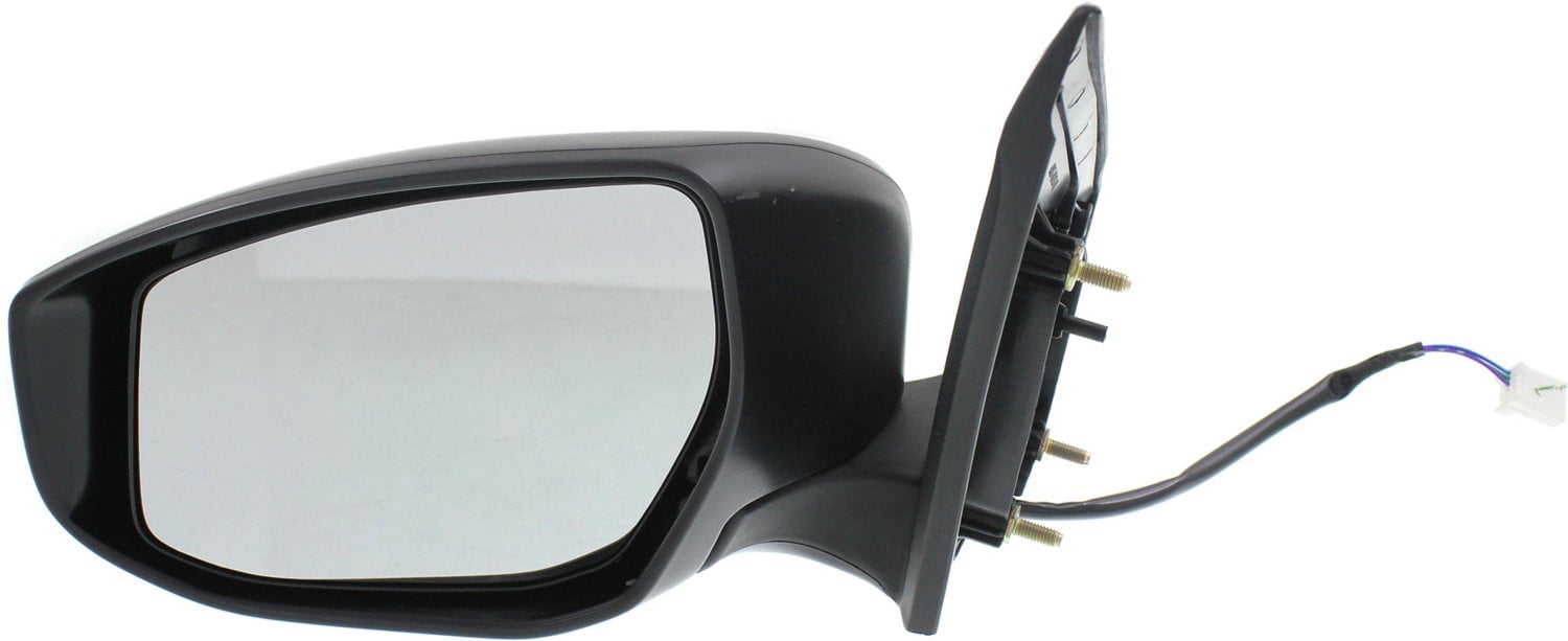 Mirror Compatible With 2013-2018 Nissan Sentra Left Driver Side Textured Black Kool-Vue