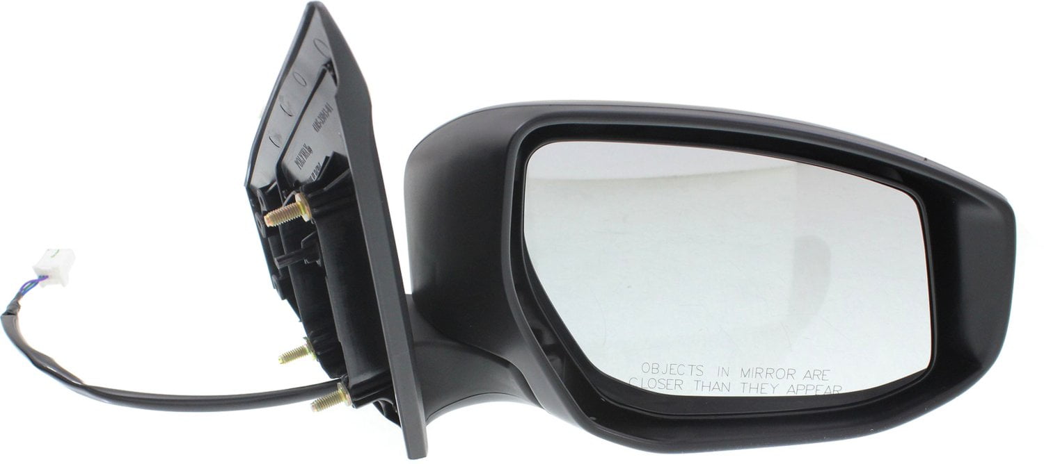 Mirror Compatible With 2013-2018 Nissan Sentra Right Passenger Side Textured Black Kool-Vue