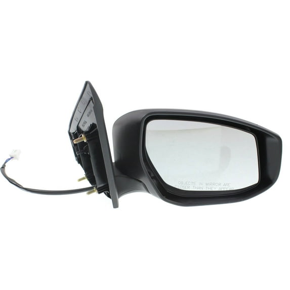 Mirror Compatible With 2013-2018 Nissan Sentra Right Passenger Side Textured Black Kool-Vue