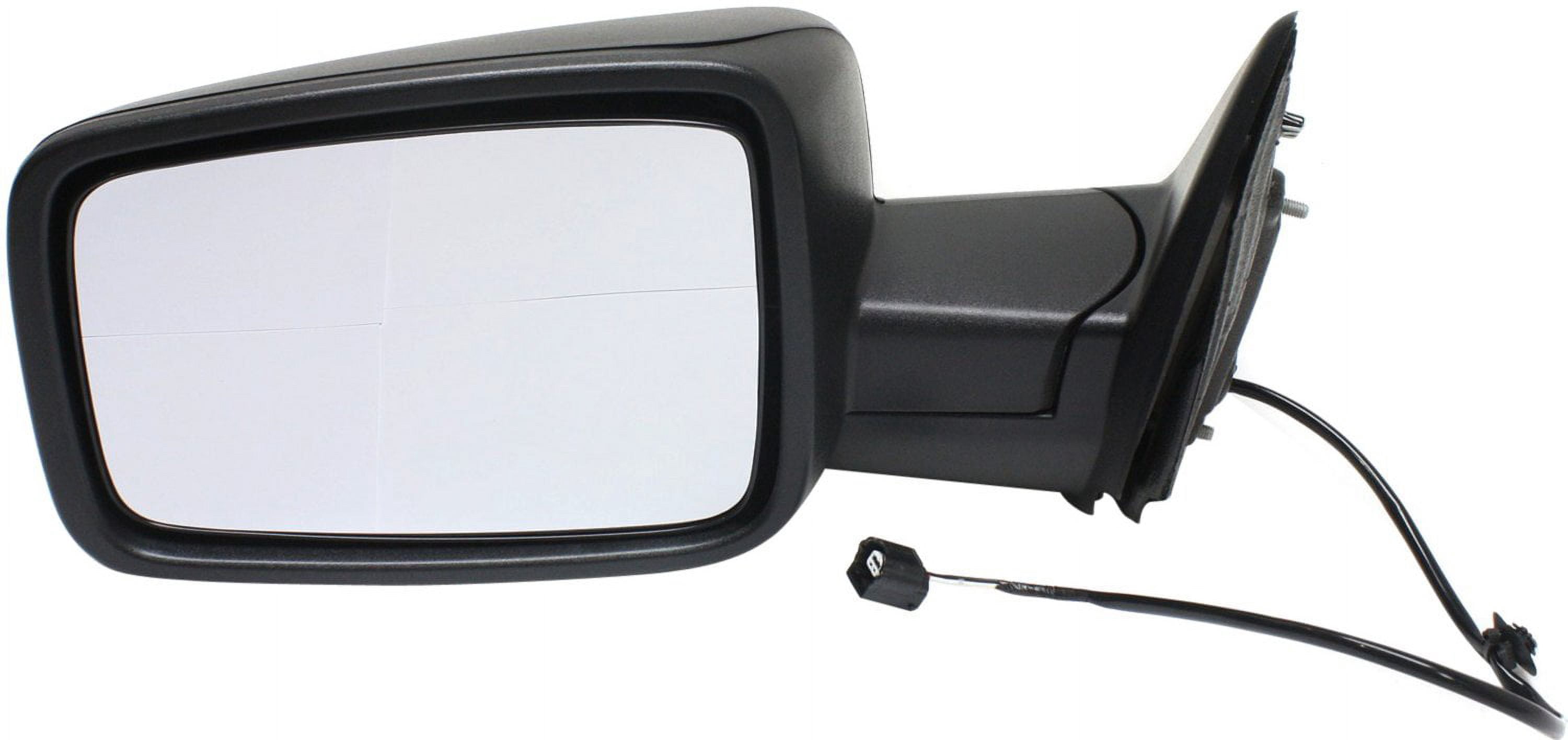 Mirror Compatible With 2013-2018 Ram 1500 2500 Left Driver Side Textured Black Kool-Vue