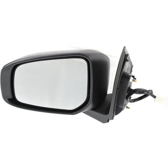 Mirror Compatible With 2014-2015, 2017 Mitsubishi Mirage G4 Left Driver Side In-housing Signal Light Paintable Kool-Vue