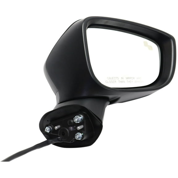 Mirror Compatible With 2014-2016 Mazda 3 Sport Right Passenger Side W/ Blind Spot Detection In Glass In-Housing Signal Light Paintable Kool-Vue
