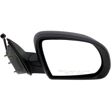 Mirror Compatible With 2014-2018 Jeep Cherokee Right Passenger Side Textured Black Kool-Vue