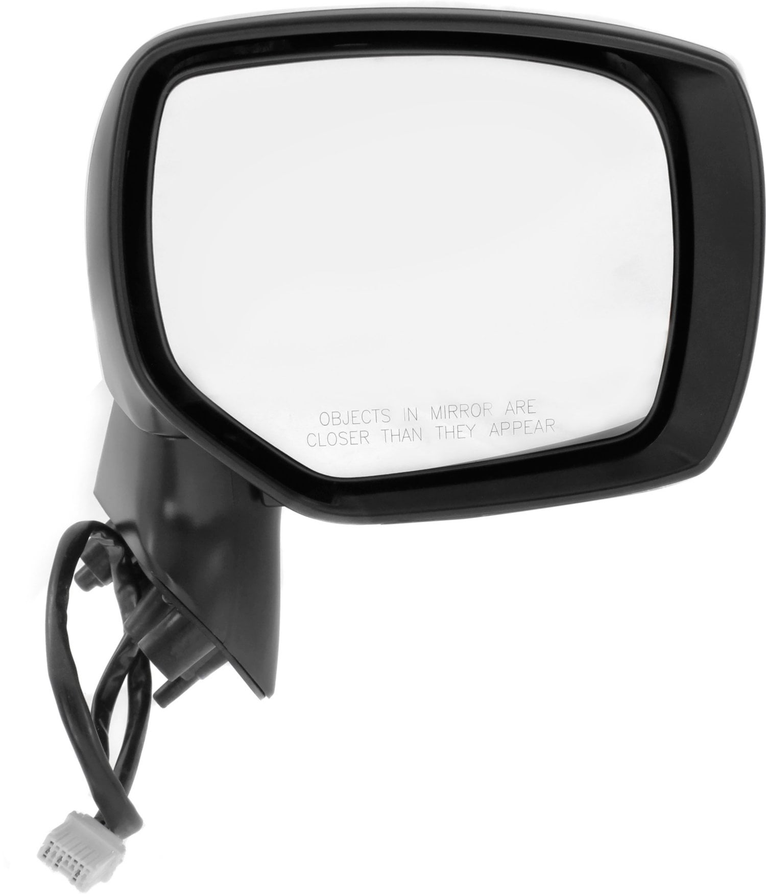 Mirror Compatible With 2014-2018 Subaru Forester Right Passenger Side 1 Paintable and Textured Black Cap Kool-Vue