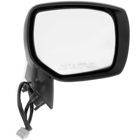 Mirror Compatible With 2014-2018 Subaru Forester Right Passenger Side 1 Paintable and Textured Black Cap Kool-Vue