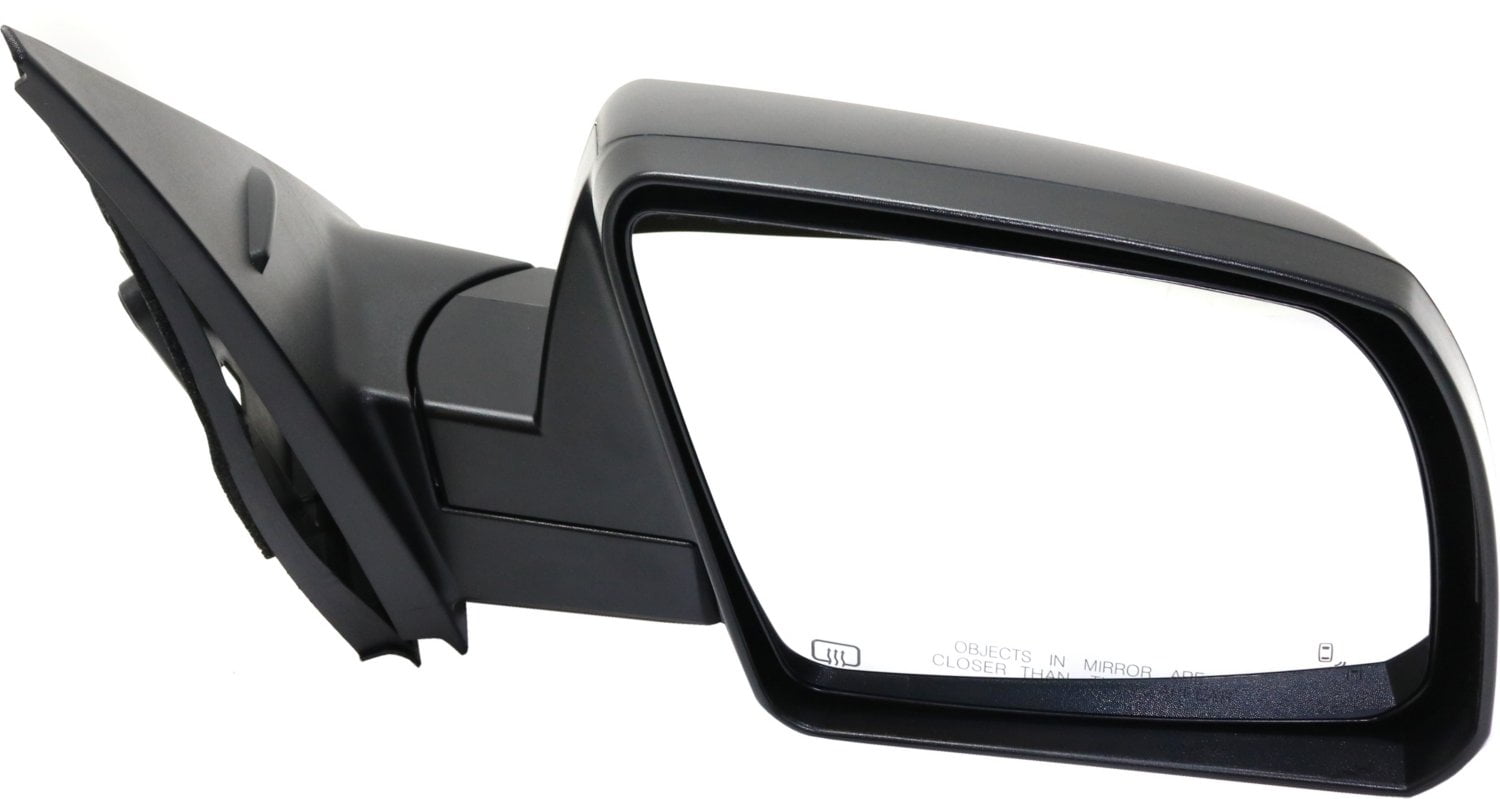 Mirror Compatible With 2014-2018 Toyota Tundra Right Passenger Side Heated w/ Blind Spot Detection in Glass Textured Black Kool-Vue