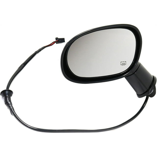 Mirror Compatible With 2015-2017 Dodge Challenger Left Driver Side Heated Paintable Kool-Vue