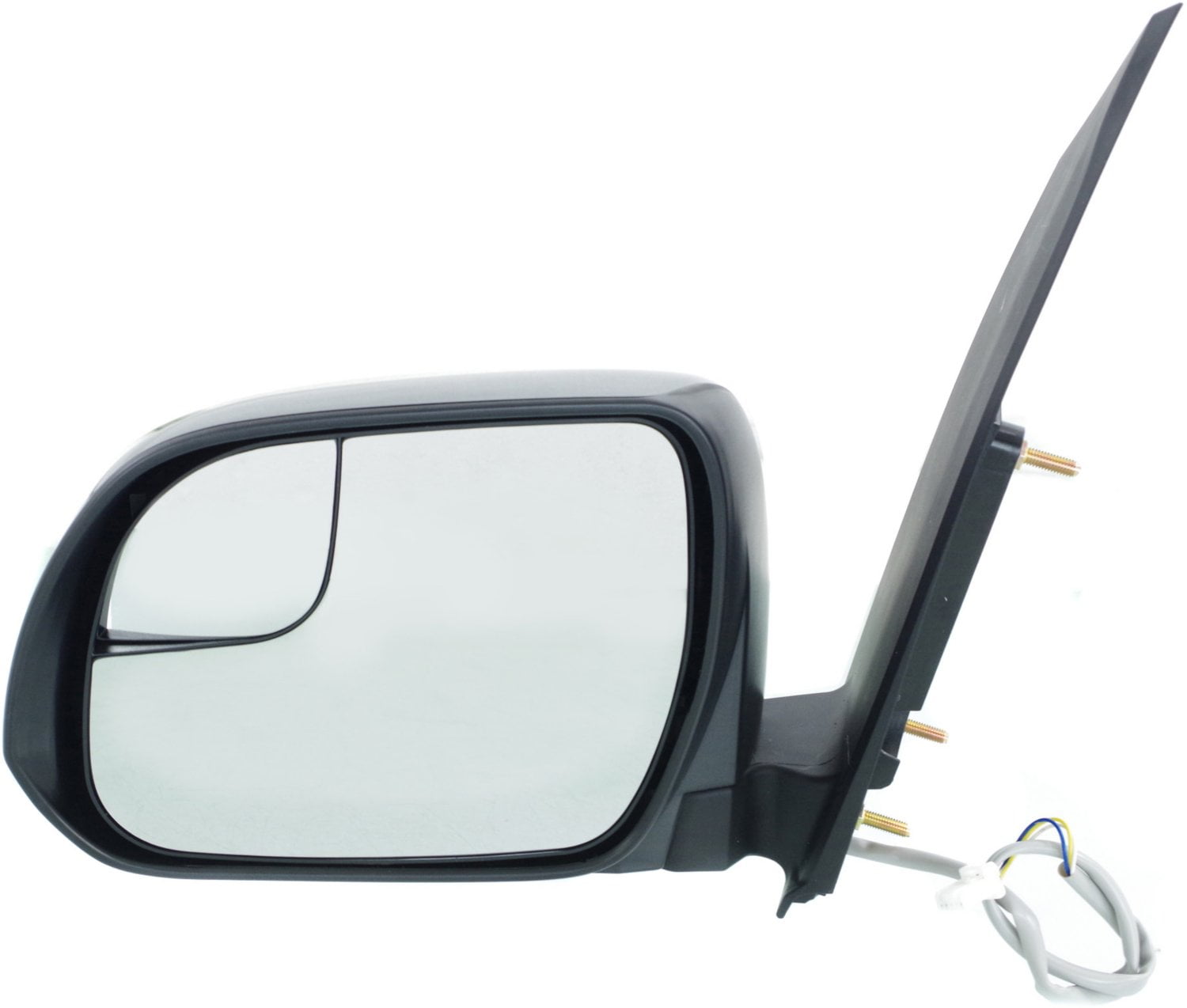 Mirror Compatible With 2015-2020 Toyota Sienna Left Driver Side W/ Blind Spot Corner Glass Paintable Kool-Vue