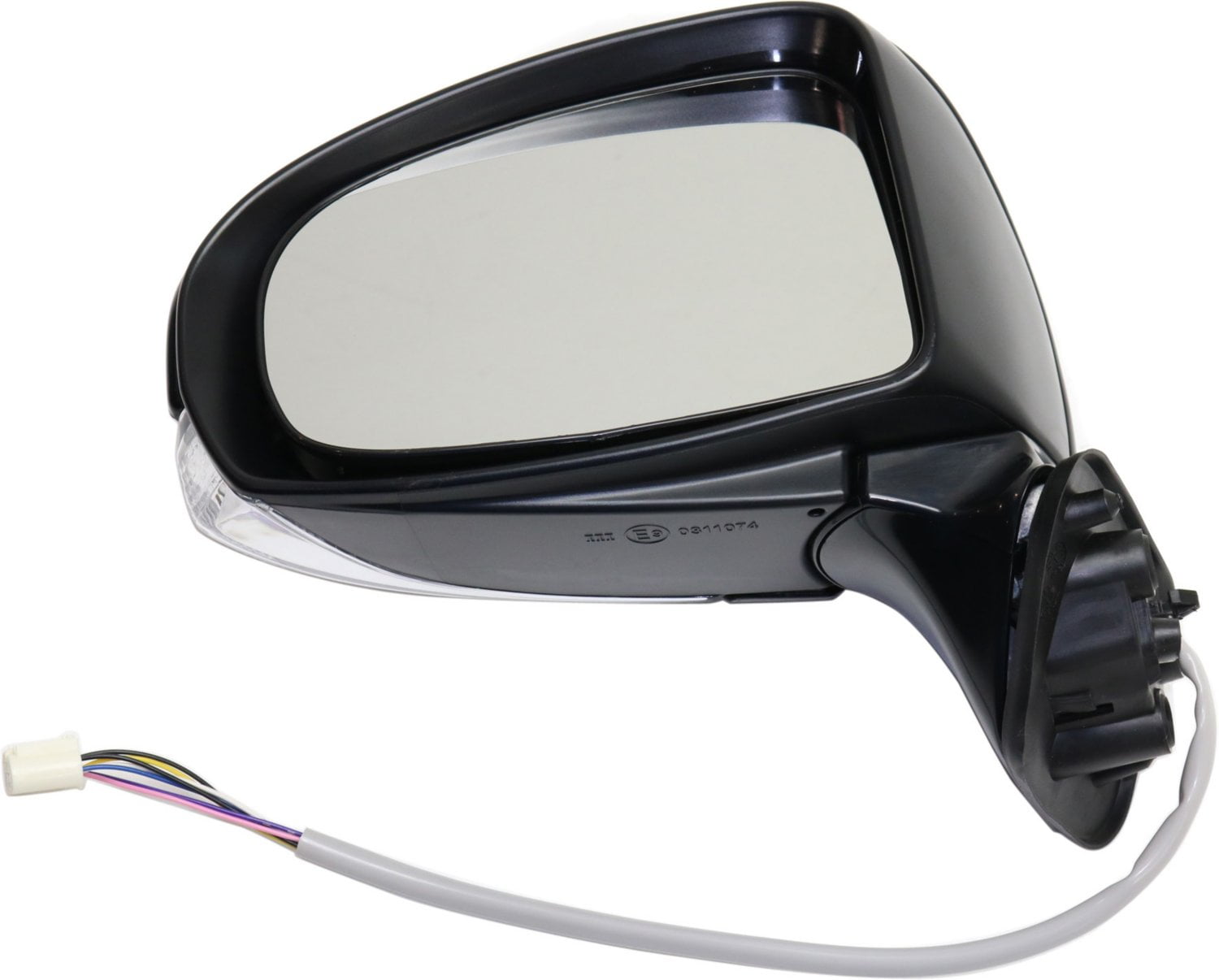 Mirror Compatible With 2015 Toyota Prius Left Driver Side Heated In-housing Signal Light Paintable Kool-Vue