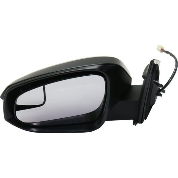 Mirror Compatible With 2016-2018 Toyota RAV4 Left Driver Side Textured Black Kool-Vue