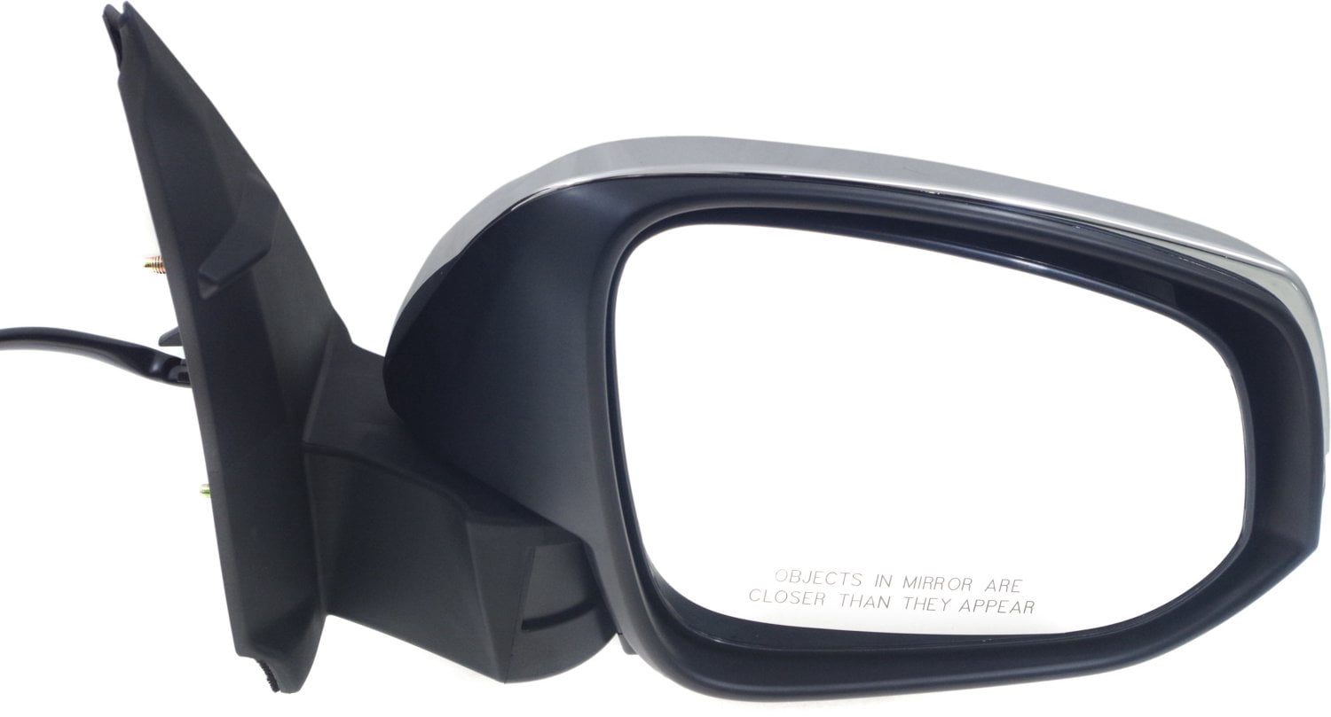 Mirror Compatible With 2016-2018 Toyota Tacoma Right Passenger Side Heated In-housing Signal Light Chrome Kool-Vue
