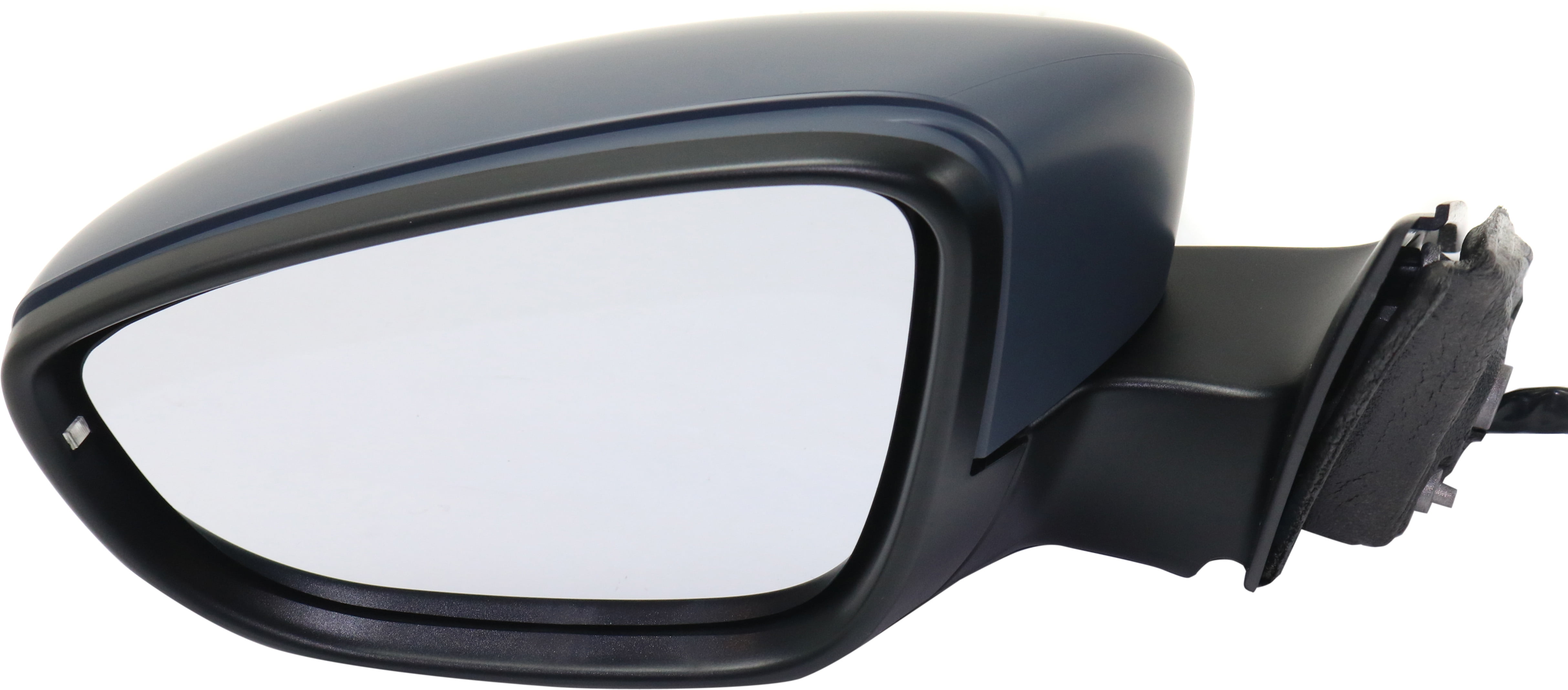Mirror Compatible With 2016-2018 Volkswagen Passat Left Driver Side Heated In-housing Signal Light Paintable Kool-Vue