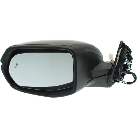 Mirror Compatible With 2017-2018 Honda CR-V Left Driver Side Heated w/ Blind Spot Detection in Glass In-housing Signal Light Paintable Kool-Vue