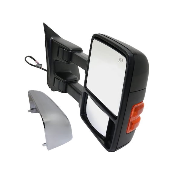 Mirror - Compatible with 2011 - 2016 Ford F-350 Super Duty Crew Cab Pickup 2012 2013 2014 2015