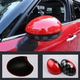 thumbnail image 1 of Mirror Covers For MINI Cooper R55 R56 R57 R58 R59 R60 R61 Power Fold Mirror,Black/Grey Checkered Red, 1 of 9