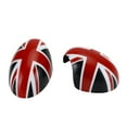 thumbnail image 1 of Mirror Covers For MINI Cooper R55 R56 R57 R58 R59 R60 R61 Power Fold Mirror,Black/Red Union Jack UK Flag, 1 of 8