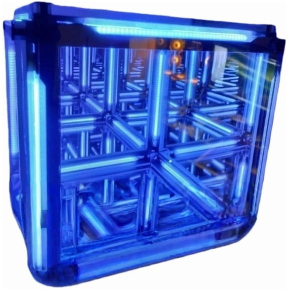 Mirror Cube Night Light, Touch Dimmable and USB Rechargeable Mood Lamp for Desk and Bedside