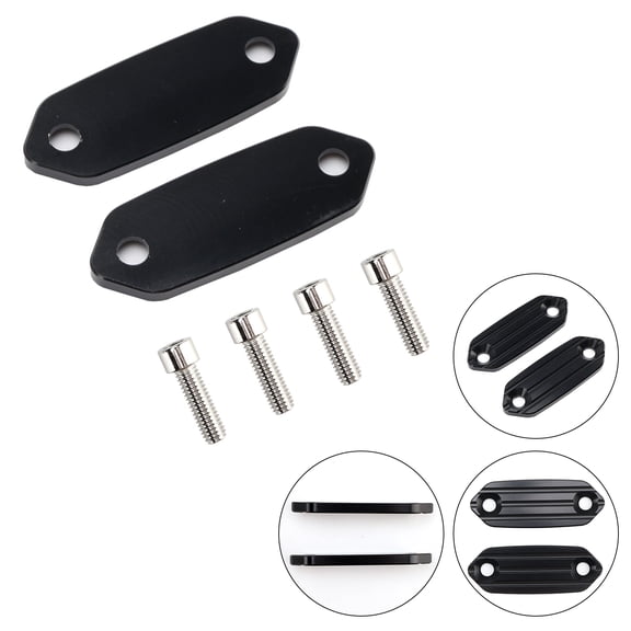 Mirror Delete Blank Block Off Plate for Kawasaki ZX6R 636 Ninja 300 250 400 125