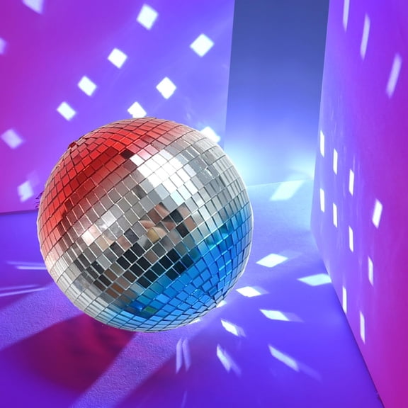 Mirror Disco Ball,6 Inches Disco Balls with Hanging Ring,Cool Reflective Light Mirror Balls for for DJ Club Party, Disco Dancing Party Decoration,Large Hanging Party Disco Ball