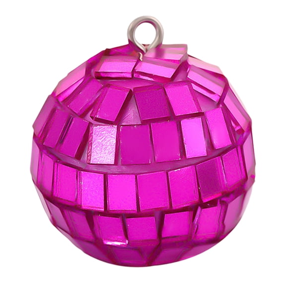 Mirror Disco Ball Ornament – 1.57" Reflective Christmas Hanging Sphere for Party, Bar, Wedding, Cake Décor – Silver, Pink, Red, Rose Gold, Blue, More Colors