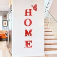 thumbnail image 1 of Mirror Effect Acrylic Wall Decal Stickers, 39.4x13.7 Inch Reflective Wall Decor Set for Living Room, Bedroom, Easy Peel & Stick Home Letter Signs, 1 of 4