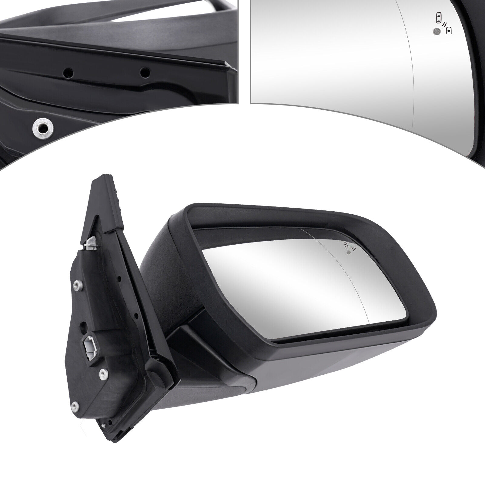 Specchietto Retrovisore Destro Per Ford Ranger 1996-2005 - Vetro Convesso Con Adesivi