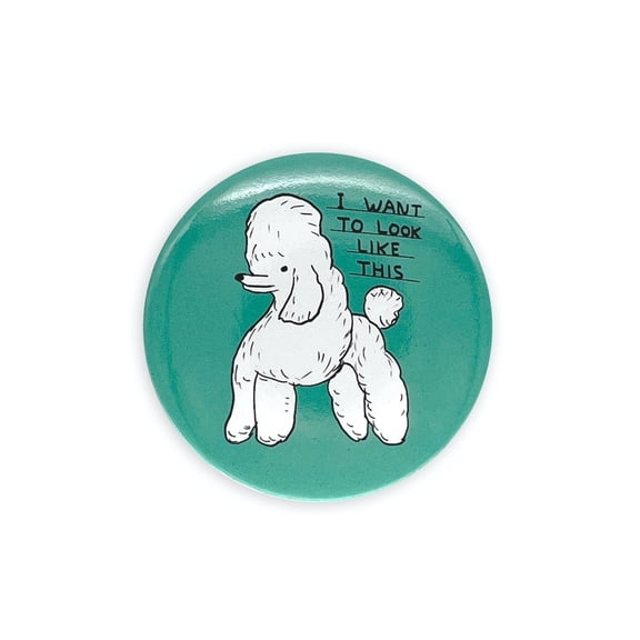 Mirror - Funny Gift - I Want To Look Like This Pocket Mirror (in Velvet Gift Bag)