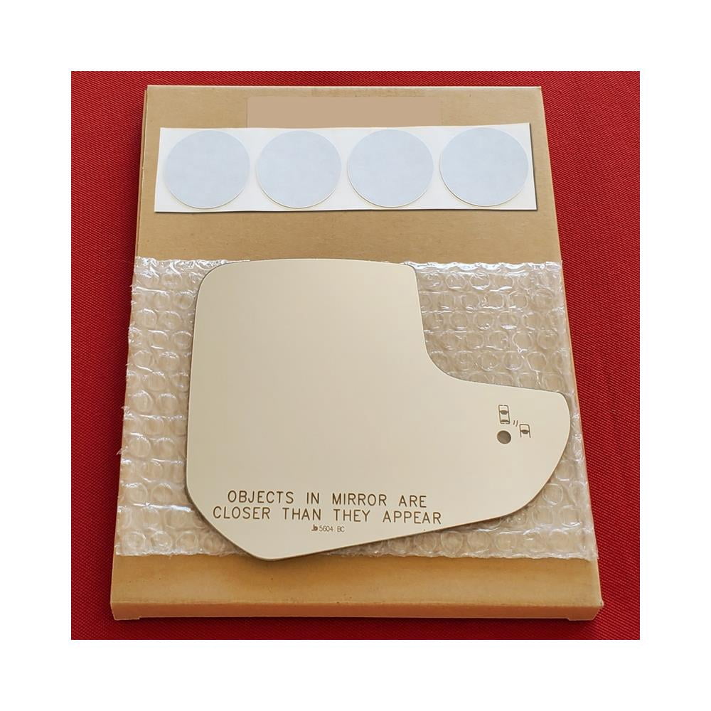 Mirror Glass + Adhesive For 16-19 Ford Transit Connect Passenger Side Replacement - Blind