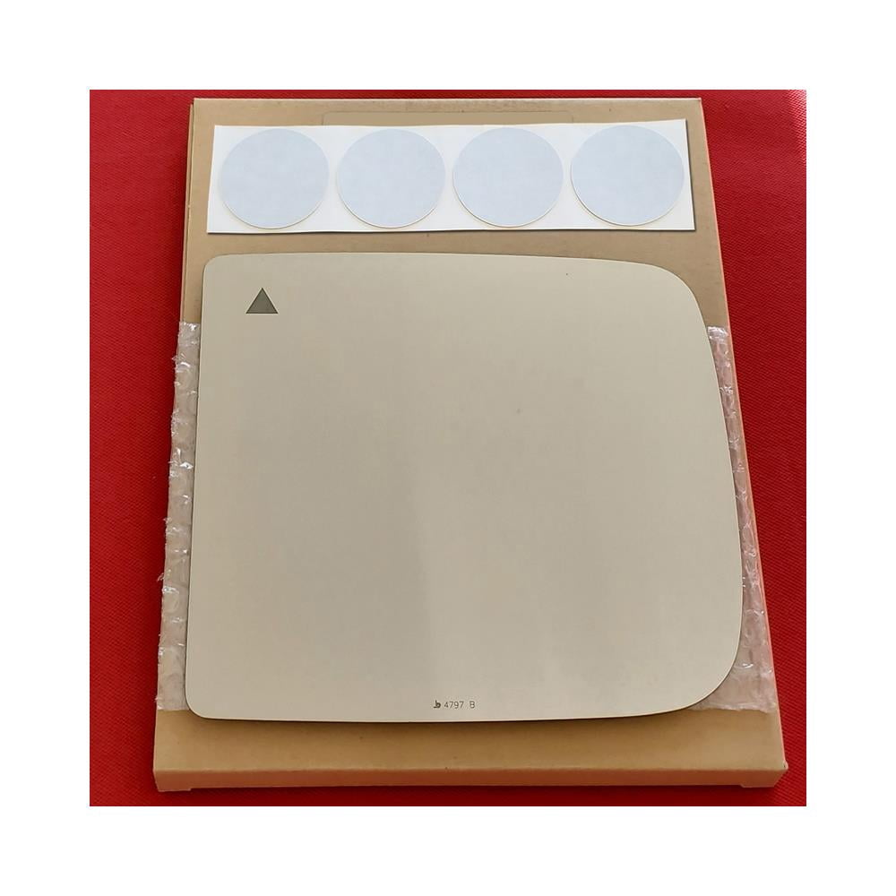 Mirror Glass + Adhesive For Ram 1500, 2500, 3500 Driver Side Replacement - Blind Spot