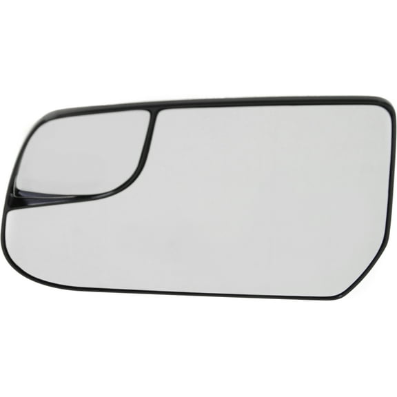 Mirror Glass Compatible With 2010-2017 Chevrolet Equinox Left Driver Side w/ Blind Spot Corner Kool-Vue