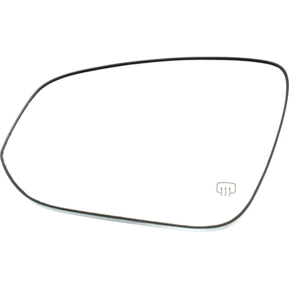 Mirror Glass Compatible With 2014-2018 Toyota Highlander Left Driver Side Heated Kool-Vue