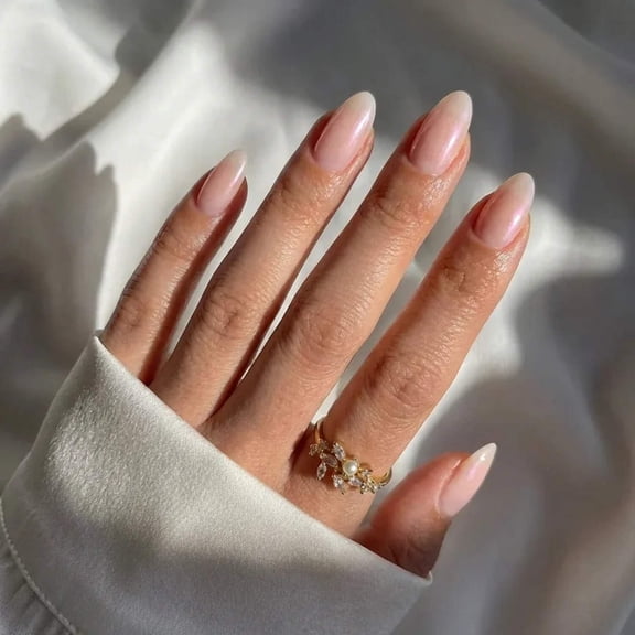 Mirror Glaze Almond Nails - Press On Nails