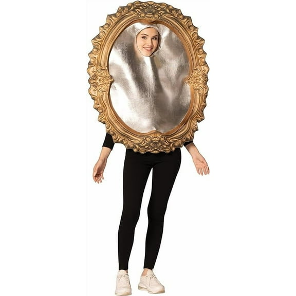 Mirror Halloween Costume, Men and Women, Metallic, Adult One Size, R1343-OS