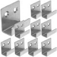thumbnail image 1 of Mirror Hangers for The Wall Mounting Brackets 10 Pcs Tile Pendant Hanging Heavy Duty Clothes Picture Frame Backing Clips Hardware, 1 of 6