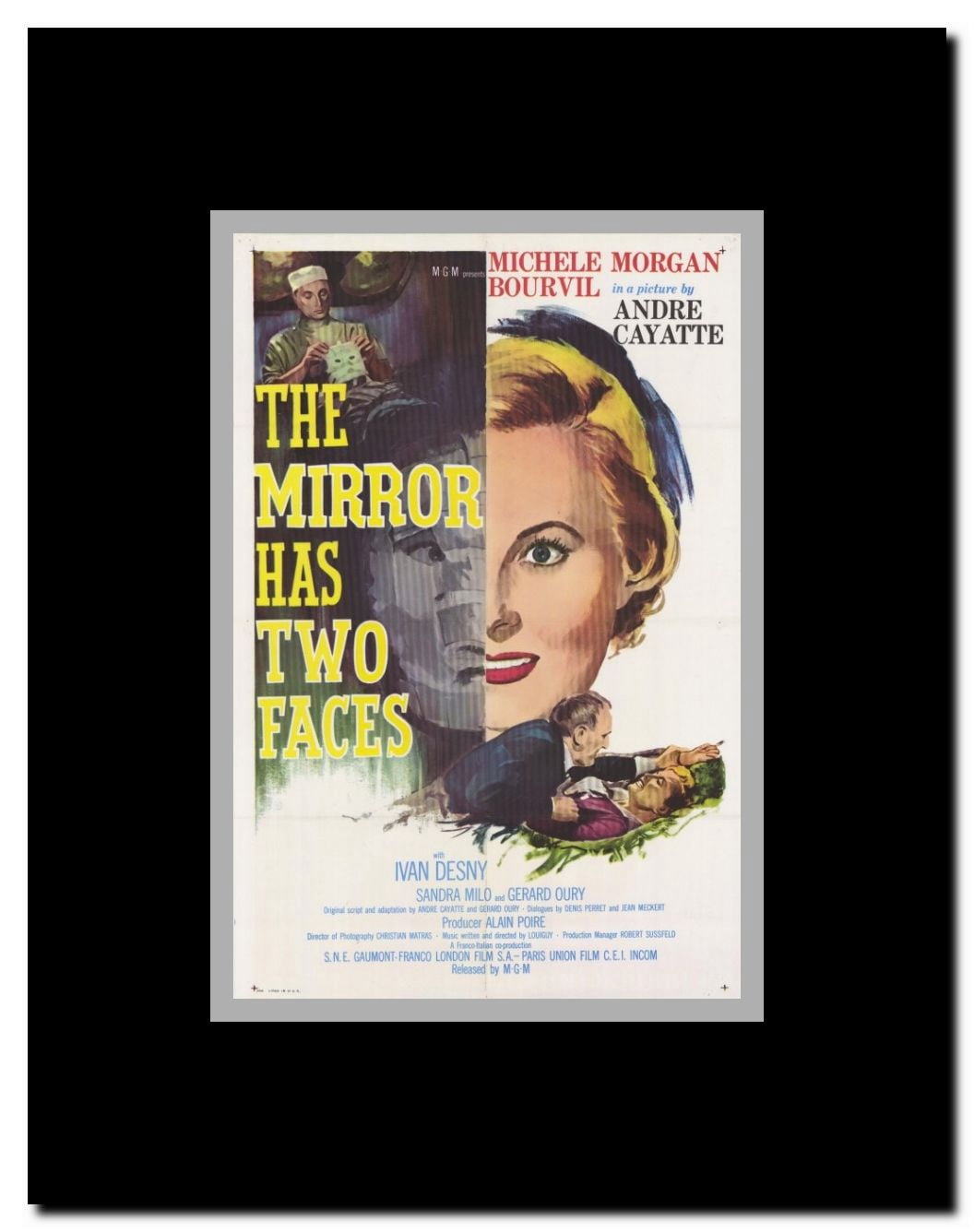 Mirror Has Two Faces Framed Movie Poster