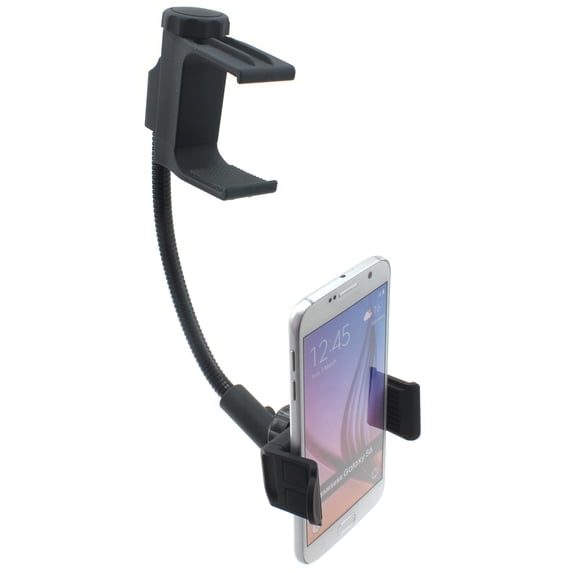 Mirror Holder Car Mount for Samsung Galaxy Z Flip5/Flip4 Phones - Rear View Swivel Cradle Stron Grip