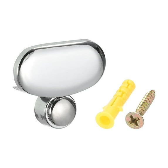 Mirror Holders Clips, Mirror Mounting Clips for 3-5mm Thick Mirror Glass Dresser Bathroom(37mm Silver)