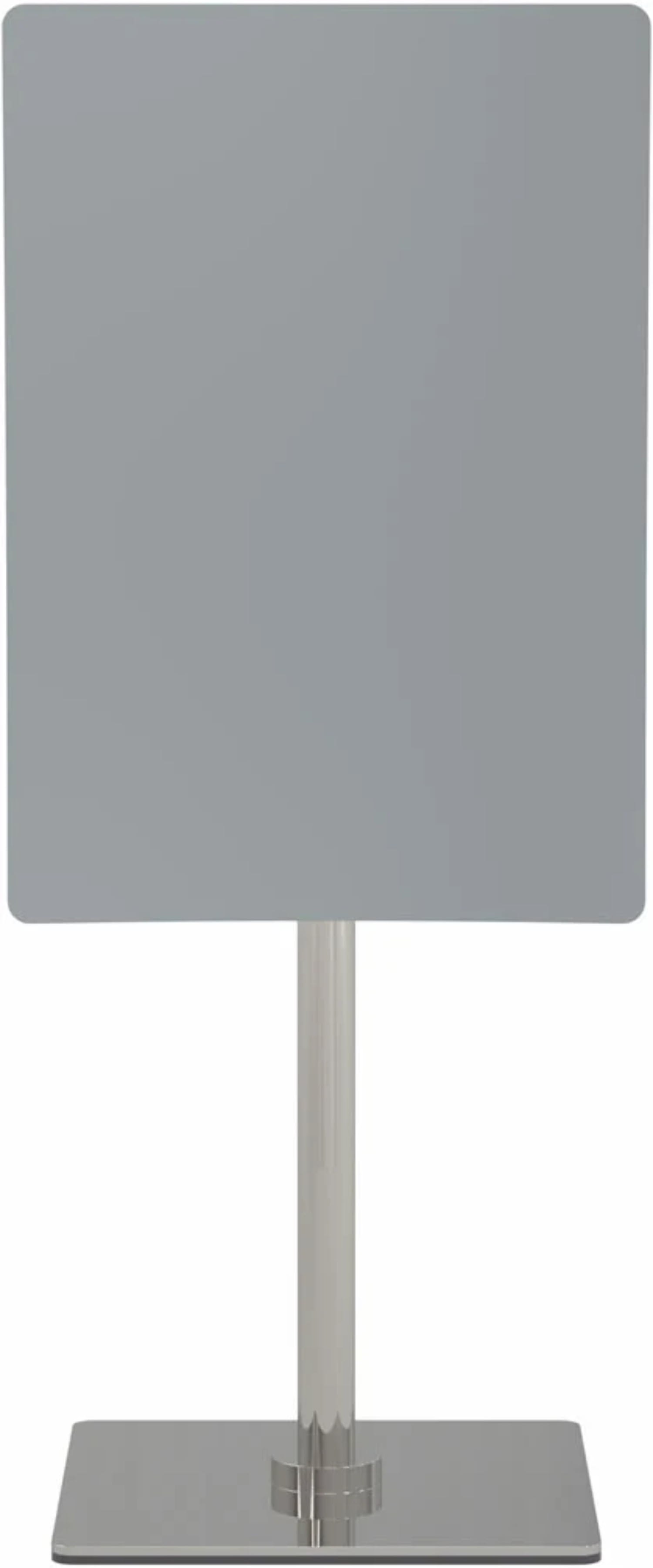Polished Nickel Rectangular Magnifying Makeup Mirror