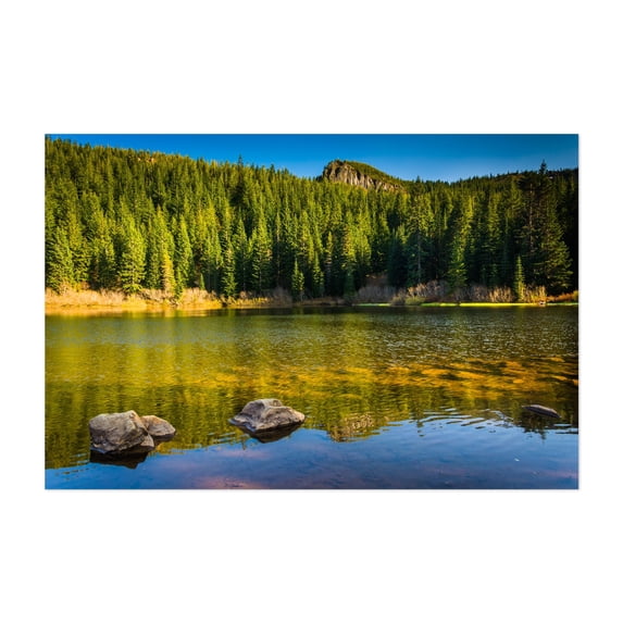 Mirror Lake - Oregon Photography Unframed Wall Art Print 12 x 18 inches