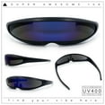 thumbnail image 1 of Mirror Lens Monolens Cyclops Robotic Futuristic Sunglasses, 1 of 10